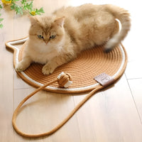 Cotton Cat Scratching Mat of Rope - ClawGuard-Black-State of Style