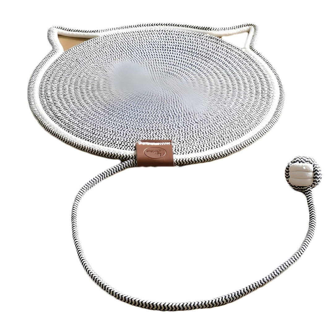 Cotton Cat Scratching Mat of Rope - ClawGuard-Grey-State of Style