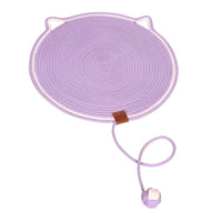 Cotton Cat Scratching Mat of Rope - ClawGuard-Purple-State of Style