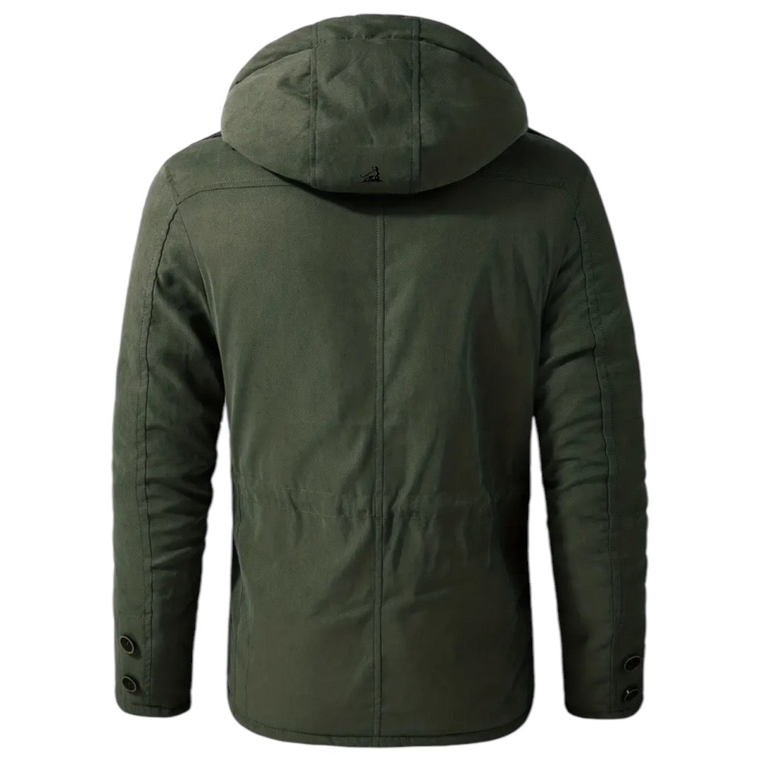 Cotton Jacket for Active Men - Apex Shift-Black-S-State of Style
