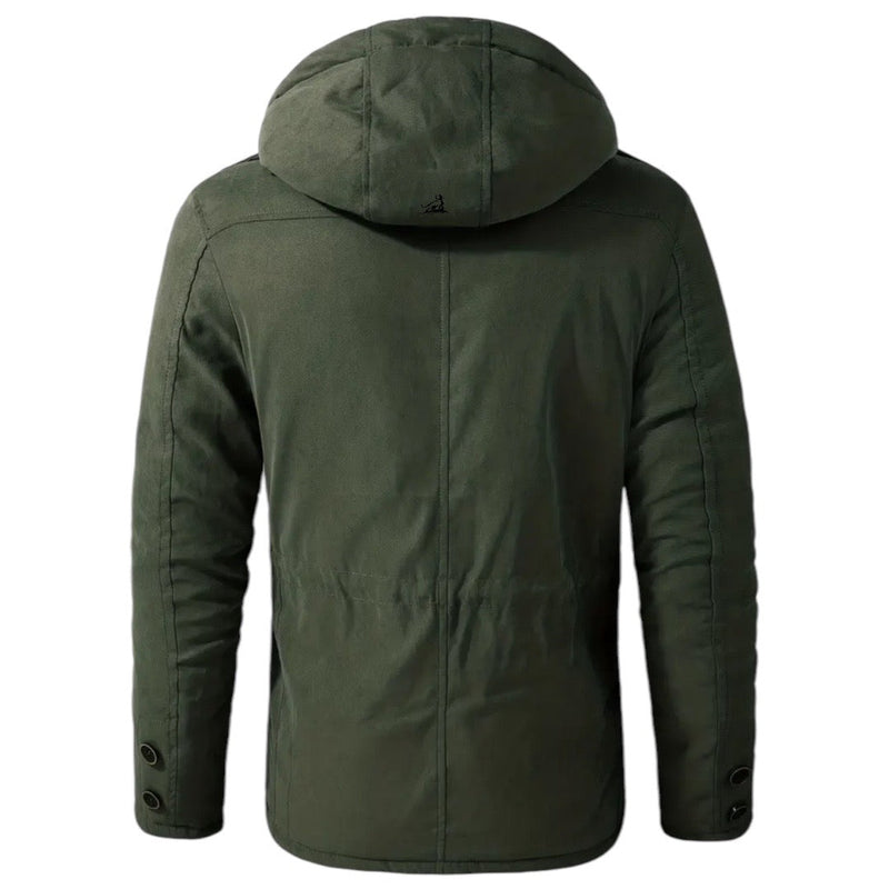 Cotton Jacket for Active Men - Apex Shift-Black-S-State of Style