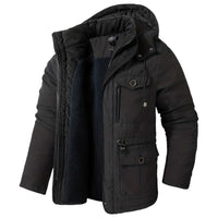Cotton Jacket for Active Men - Apex Shift-Black-S-State of Style
