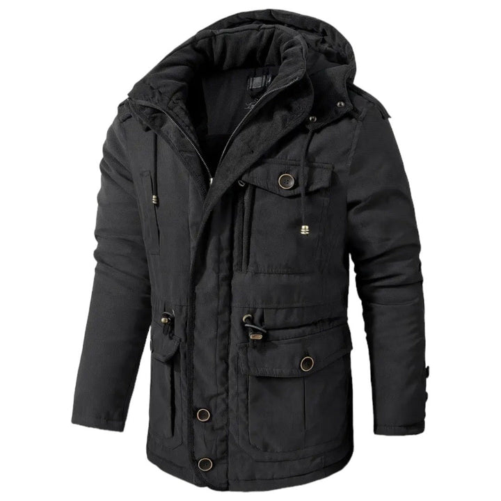 Cotton Jacket for Active Men - Apex Shift-Black-S-State of Style