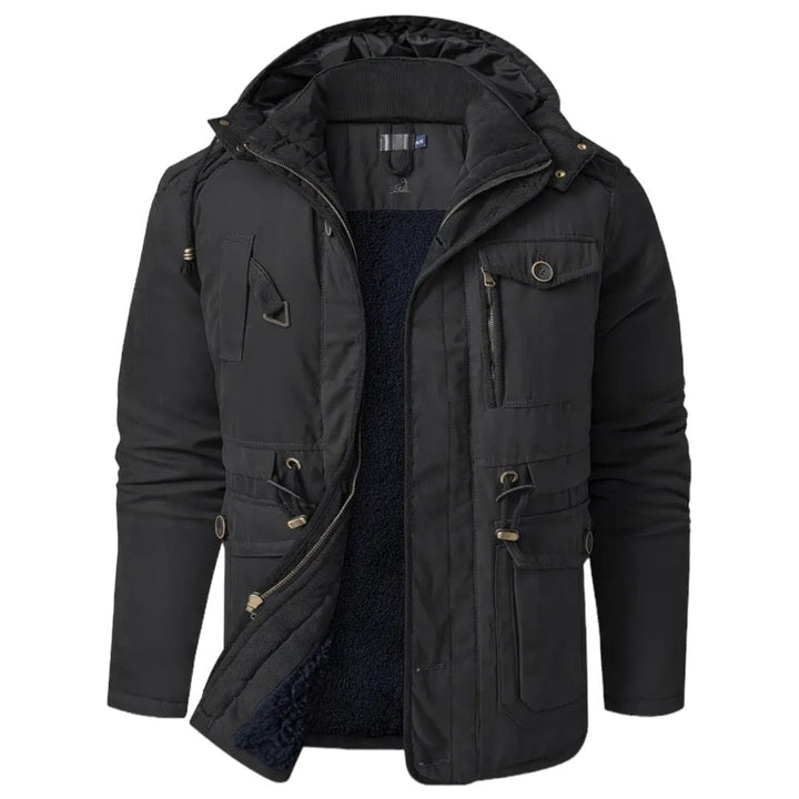 Cotton Jacket for Active Men - Apex Shift-Black-S-State of Style