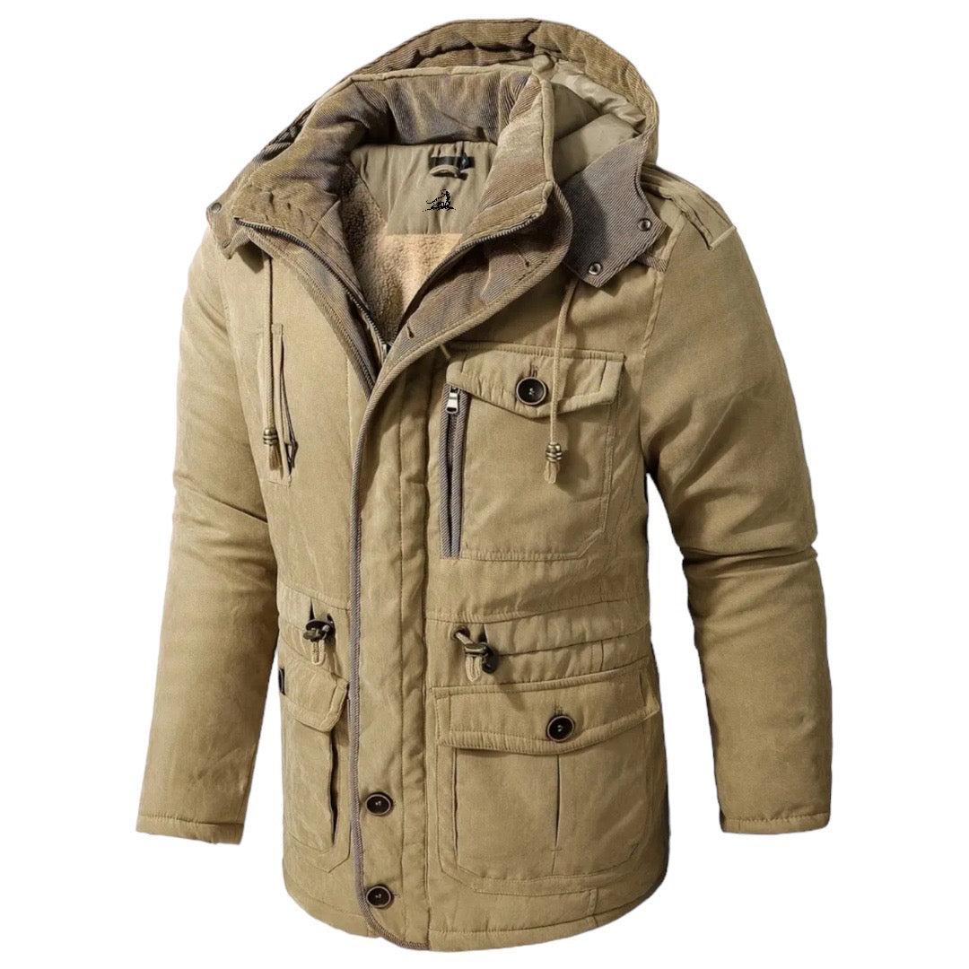 Cotton Jacket for Active Men - Apex Shift-Brown-S-State of Style