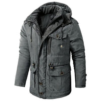 Cotton Jacket for Active Men - Apex Shift-Grey-S-State of Style