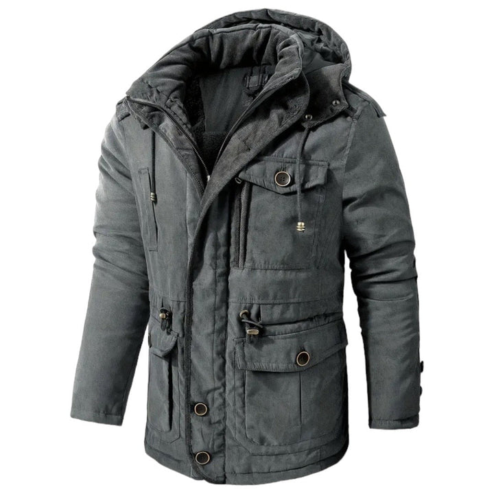 Cotton Jacket for Active Men - Apex Shift-Grey-S-State of Style