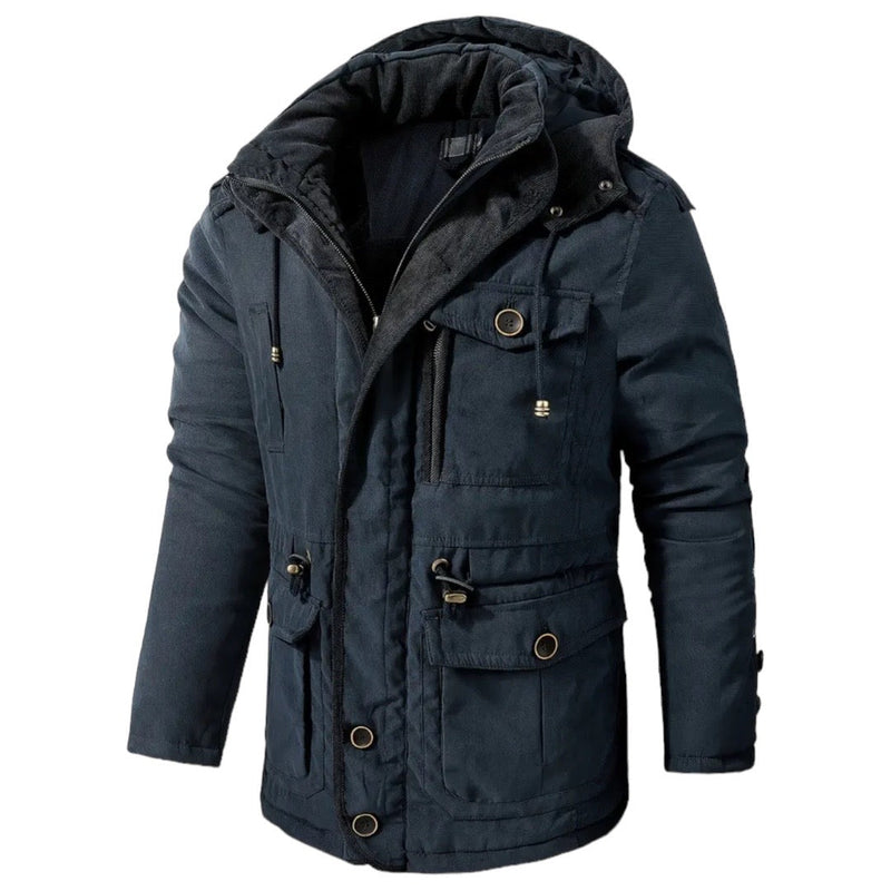 Cotton Jacket for Active Men - Apex Shift-Navy-S-State of Style