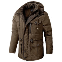 Cotton Jacket for Active Men - Apex Shift-Saddle Brown-S-State of Style