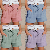 Cotton Summer Shorts - BreezeWear-Green-S-State of Style