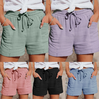 Cotton Summer Shorts - BreezeWear-Green-S-State of Style