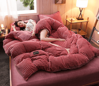 Cozy and Warm Winter Duvet - WinterHaven-Pink-Duvet 150 x 200 cm-State of Style