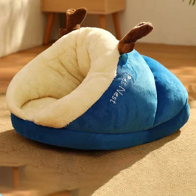 Cozy Bed for Cats and Dogs - SnugglePaw-S-Blue-State of Style