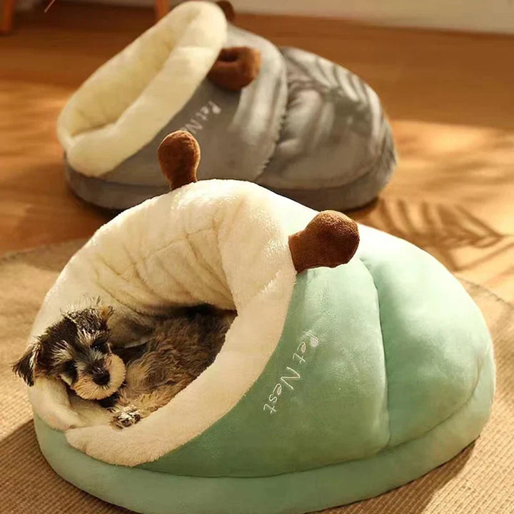 Cozy Bed for Cats and Dogs - SnugglePaw-S-Green-State of Style