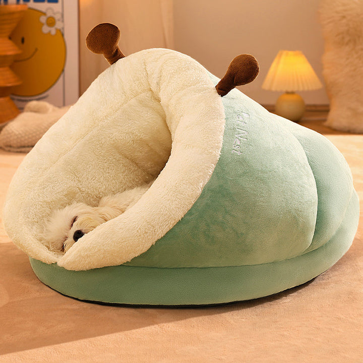 Cozy Bed for Cats and Dogs - SnugglePaw-S-Green-State of Style