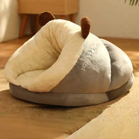 Cozy Bed for Cats and Dogs - SnugglePaw-S-Grey-State of Style