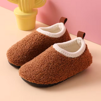Cozy Kid Slippers | Warm and padded slippers for small children-Brown-7-8 (13.5cm)-State of Style