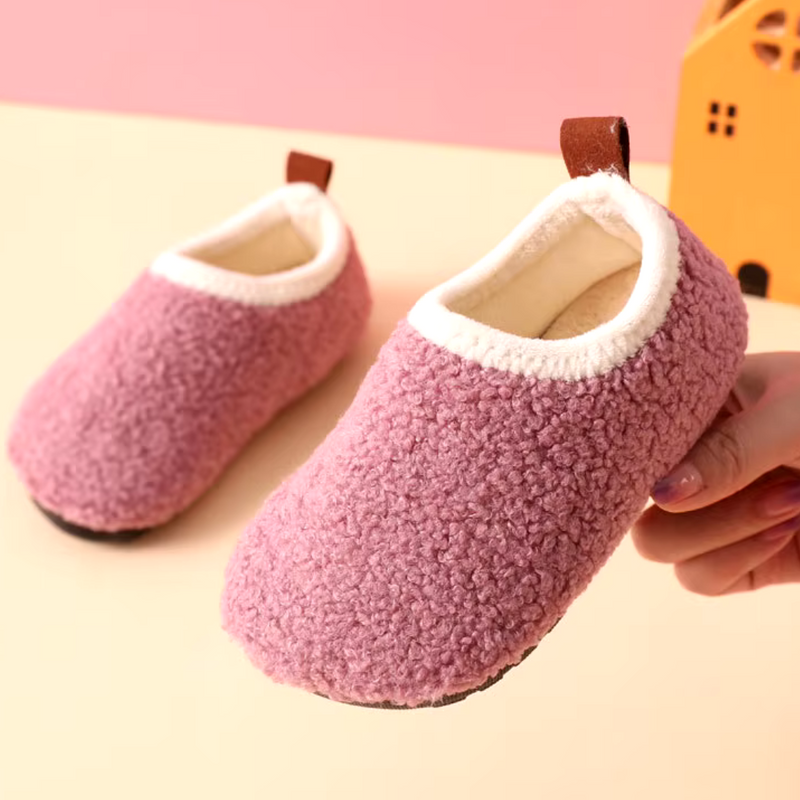 Cozy Kid Slippers | Warm and padded slippers for small children-Pink-7-8 (13.5cm)-State of Style