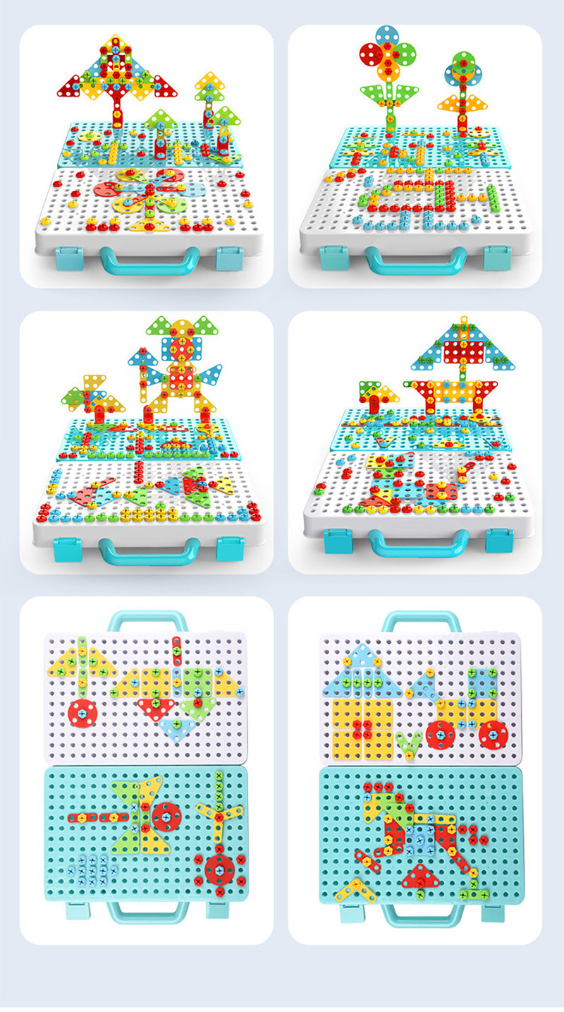 Creative Building Set with Toy Drill - BuildyDrill-State of Style