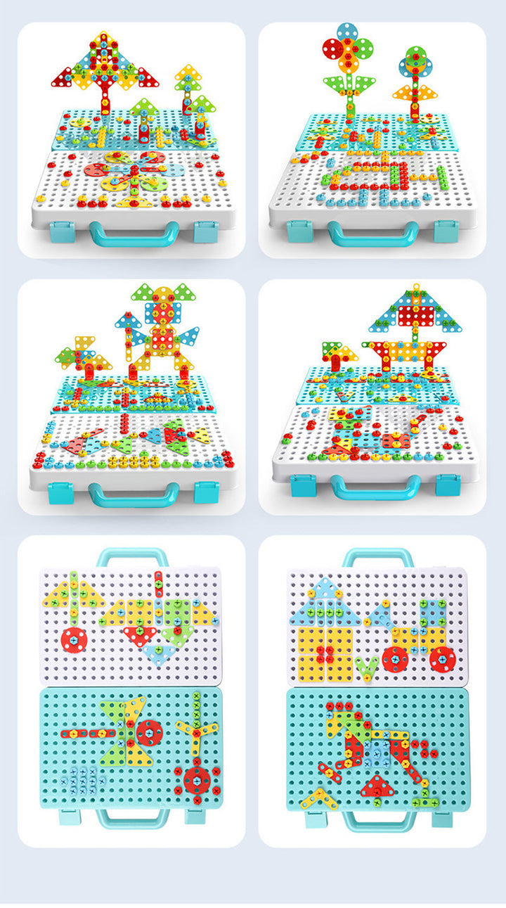 Creative Building Set with Toy Drill - BuildyDrill-State of Style