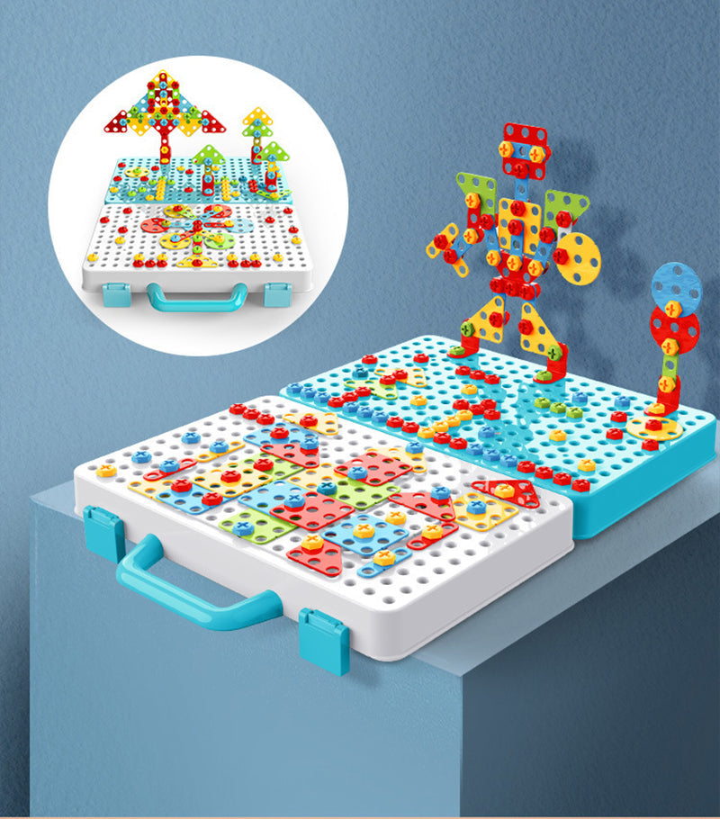 Creative Building Set with Toy Drill - BuildyDrill-State of Style