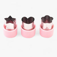 Creative Cutter Set for Cookies & Fruit – StarHeart-Pink-State of Style