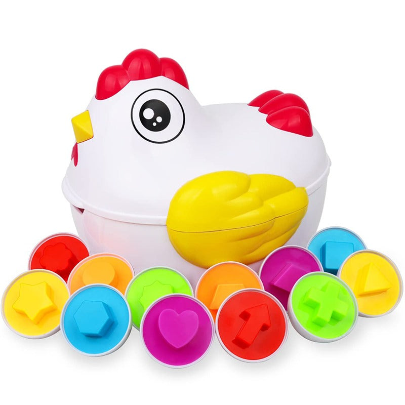 Creative Egg Puzzle for Kids - EggCiting Puzzle Set-Chicken-State of Style