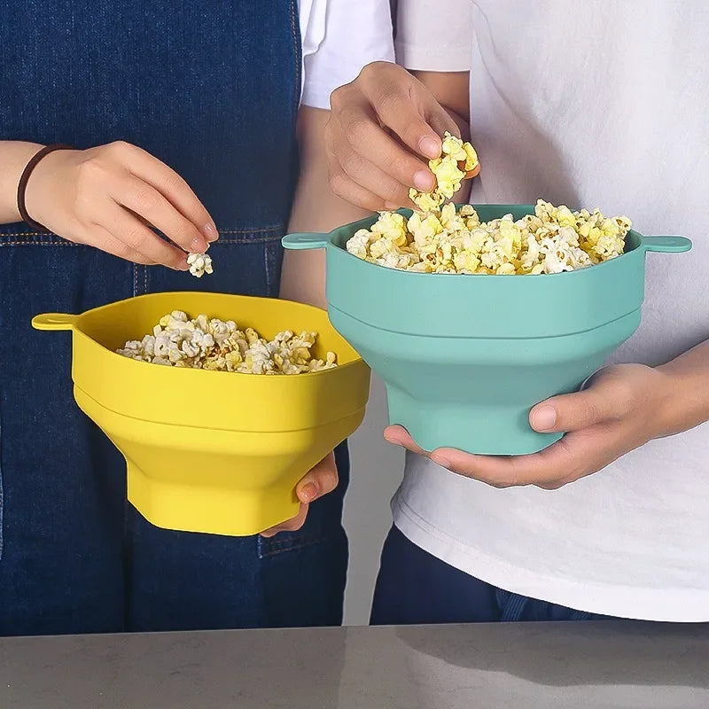 CrispyPop Non-Stick Popcorn Maker-Red-State of Style
