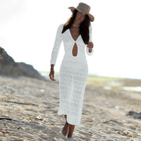 Crocheted Tunic Set | Stylish & Comfortable-White-State of Style