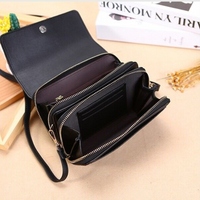 Crossbody Bag Made of Leather-Black-1-State of Style
