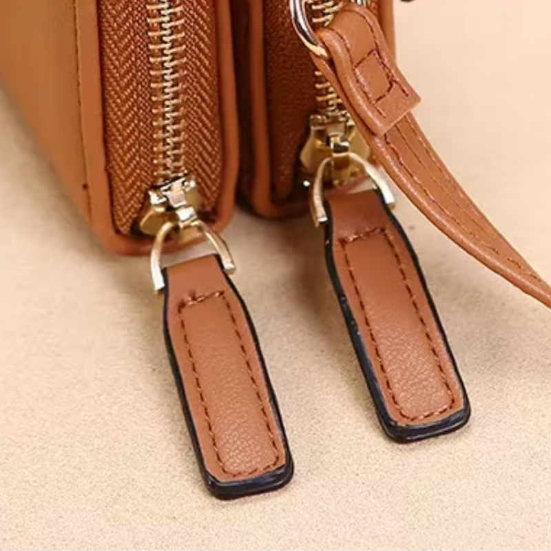 Crossbody Bag Made of Leather-Black-1-State of Style