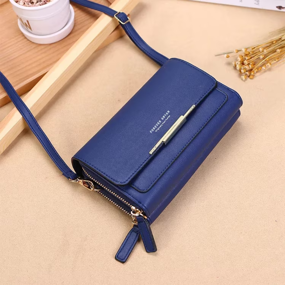 Crossbody Bag Made of Leather-Black-1-State of Style