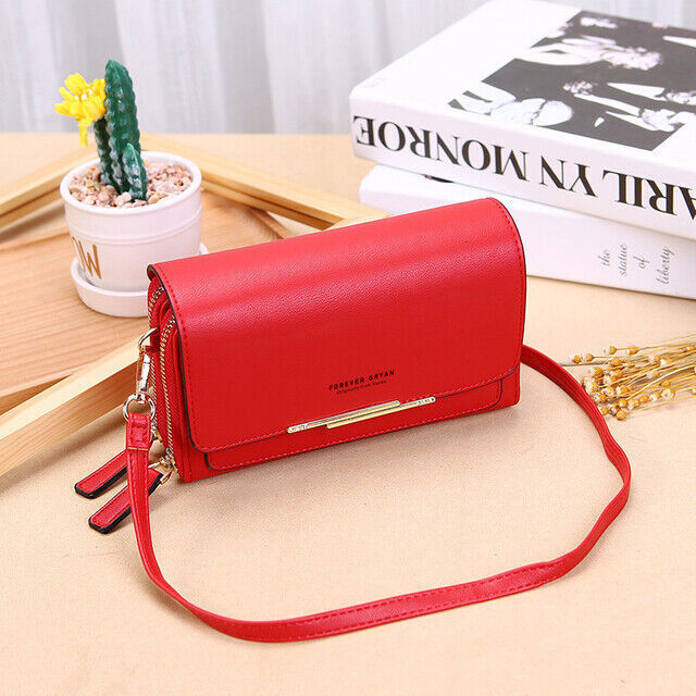 Crossbody Bag Made of Leather-Red-1-State of Style