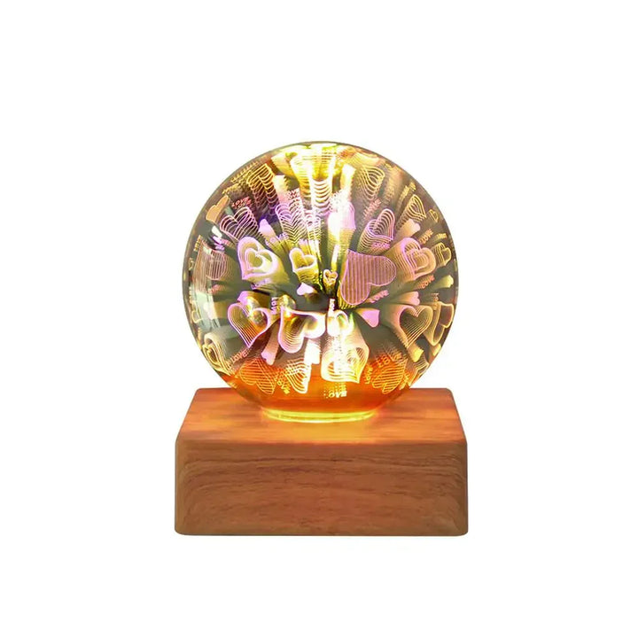 Crystal Ball Lamp with 3D Firework Effect - StarburstGlow-Love-State of Style