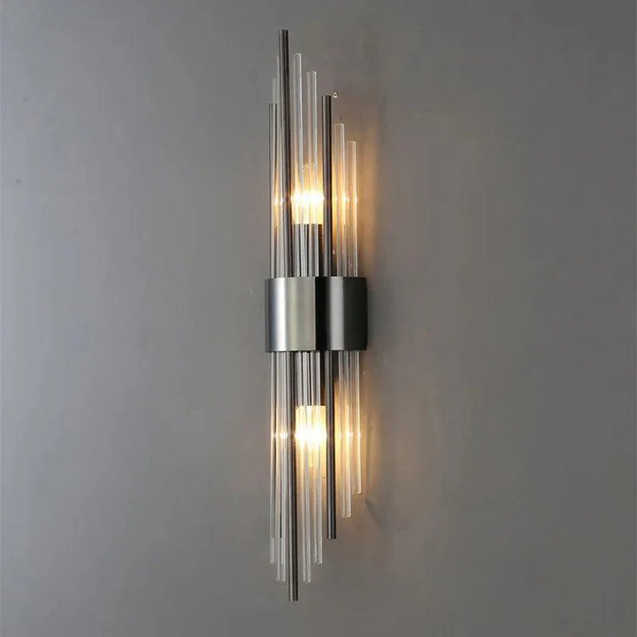 Crystal LED Wall Light - Luméra-Black-Warm white (2700-3500K)-30 cm-State of Style