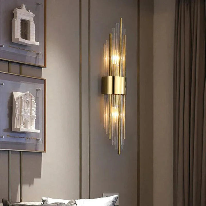 Crystal LED Wall Light - Luméra-Gold-Warm white (2700-3500K)-30 cm-State of Style
