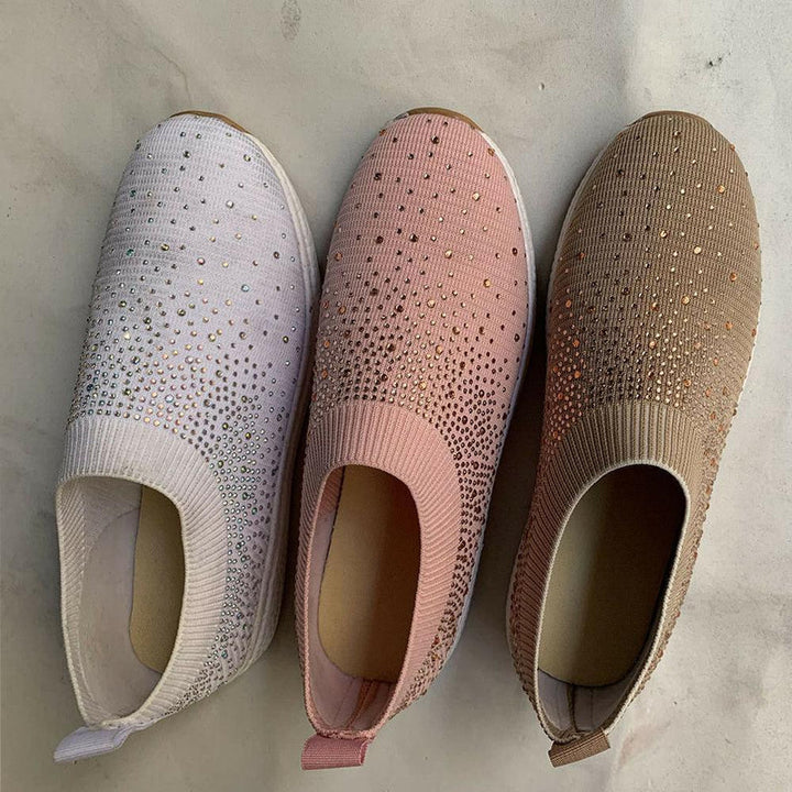 Crystal Shoes - GlamStep-WHITE-5.5-State of Style