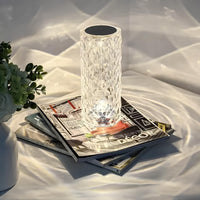 Crystal Table Lamp with Touch Control - Aurora-State of Style
