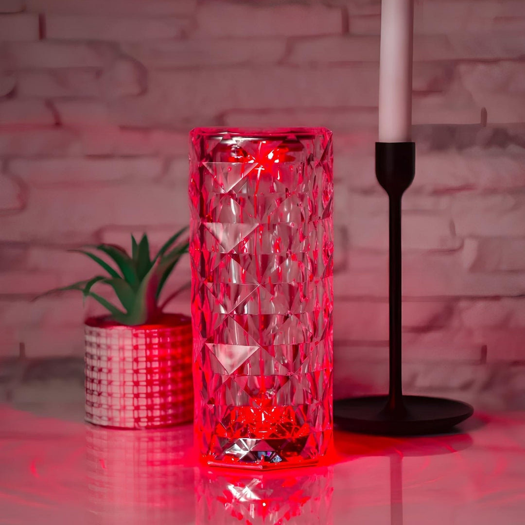 Crystal Table Lamp with Touch Control - Aurora-State of Style