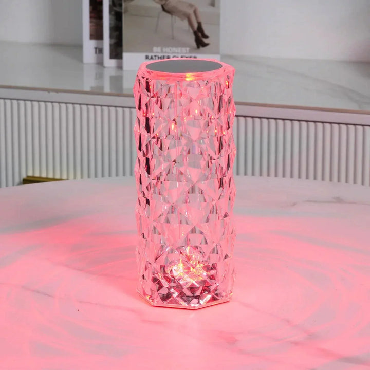 Crystal Table Lamp with Touch Control - Aurora-State of Style