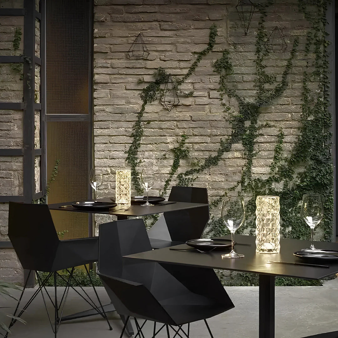 Crystal Table Lamp with Touch Control - Aurora-State of Style