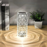 Crystal Table Lamp with Touch Control - Aurora-State of Style