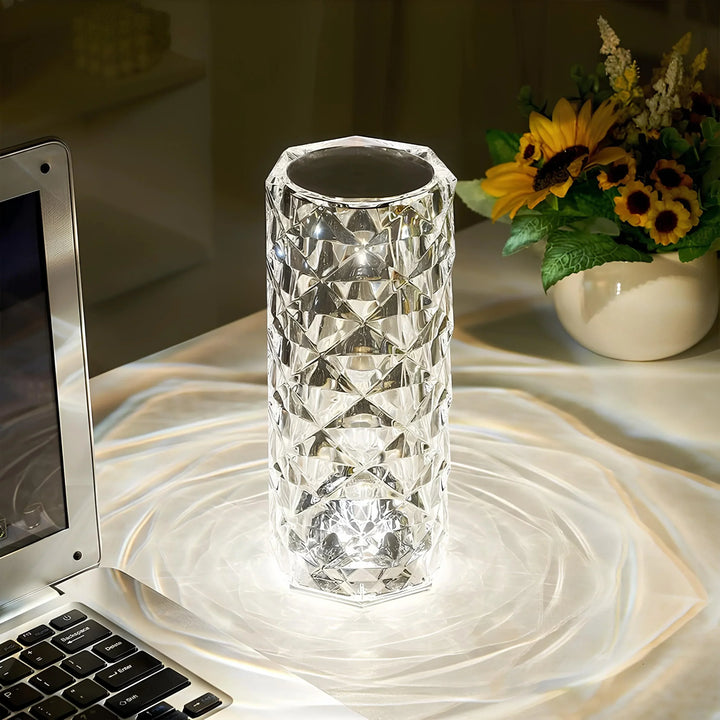 Crystal Table Lamp with Touch Control - Aurora-State of Style