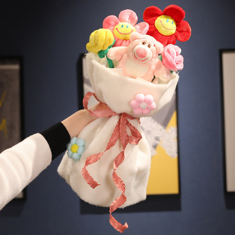 CuddleBouquet - Plush Toy Bouquet-Lotso Pink-State of Style