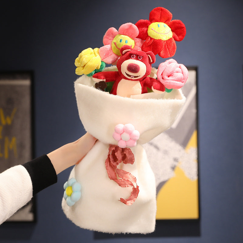 CuddleBouquet - Plush Toy Bouquet-Lotso Red-State of Style