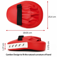 Curved Boxing Path - StrikeShield-Red-State of Style