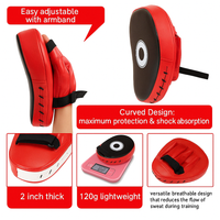 Curved Boxing Path - StrikeShield-Red-State of Style