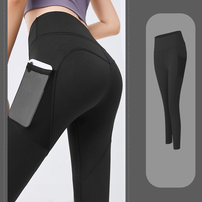 CurveFlex Plus-Size Summer Yoga Leggings-Black-2XL-State of Style