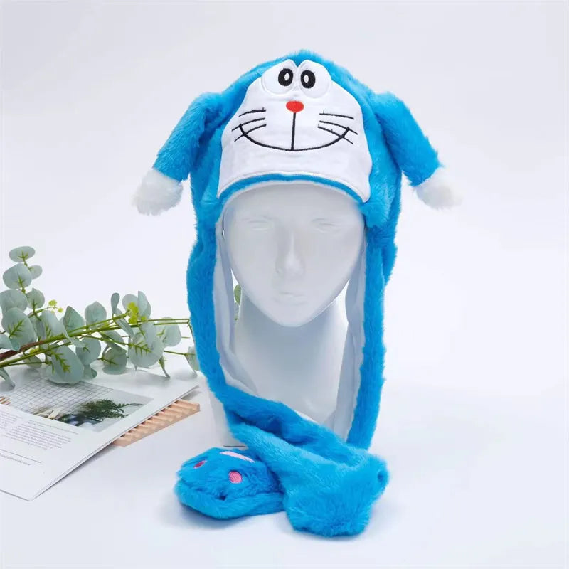 Cute Hat with Moving Ears - BunnyBounce Hat-Doraemon-State of Style