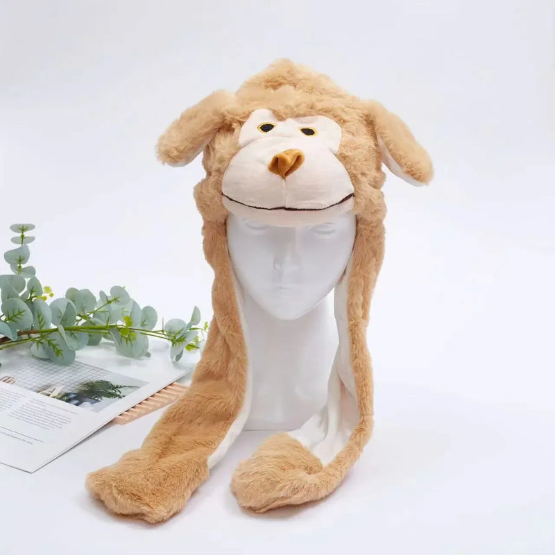 Cute Hat with Moving Ears - BunnyBounce Hat-Monkey-State of Style